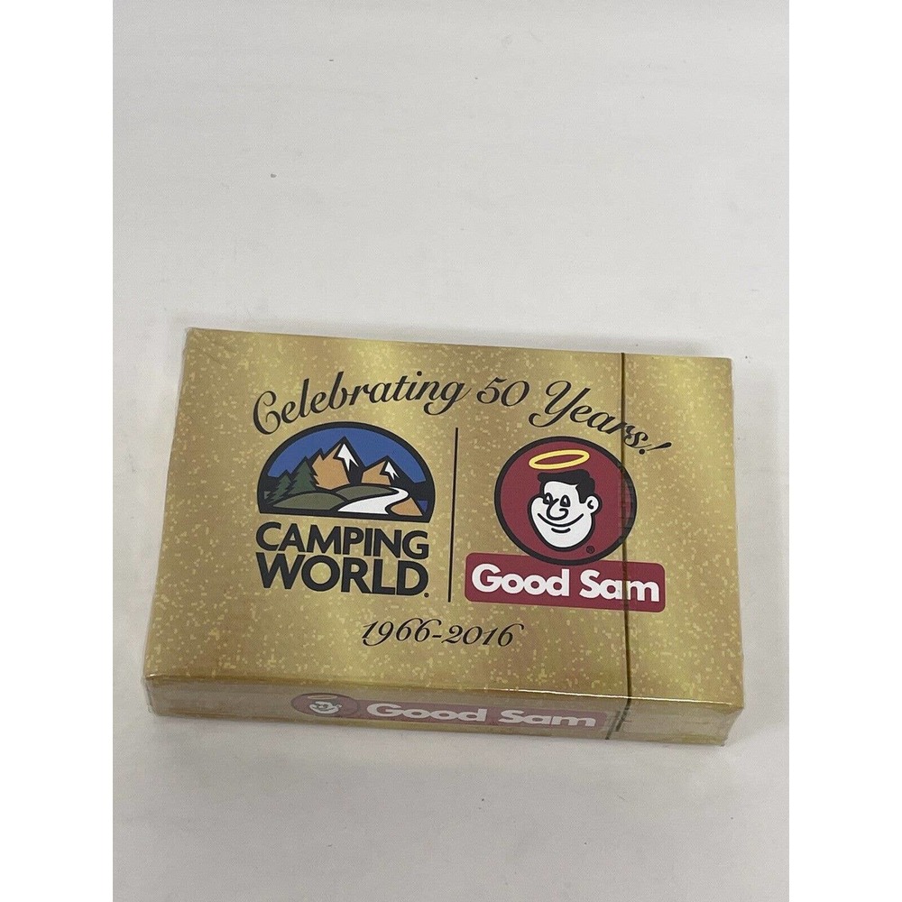 New Sealed CAMPING WORLD Playing Cards GOOD SAM 1966-2016 Anniversary 50 Years
